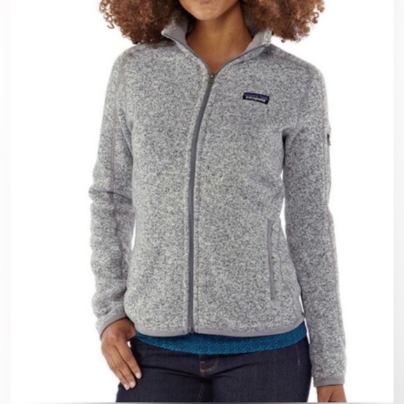 Patagonia Jackets & Blazers - Patagonia Better Sweater Full Zip Jacket Womens Size M Birch White